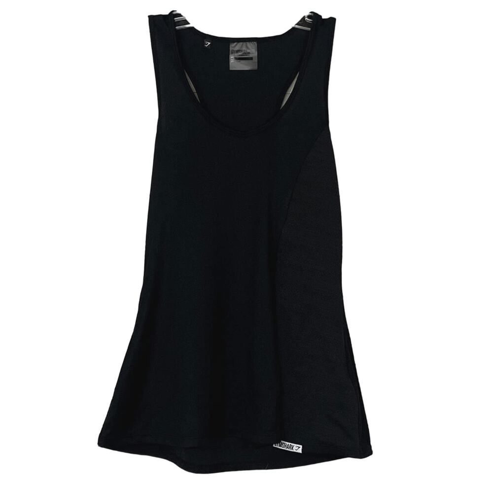 Gymshark Black Racerback Exercise Workout Gym Training Tank, EUC, Size XS